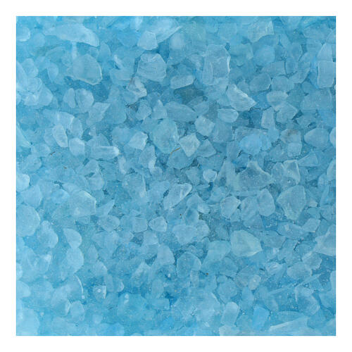 Cristais 5 mm presépio efeito água azul 260 g 2