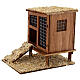 Pollaio con scala 10x10x10 cm presepe  8-10 cm s2
