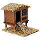 Pollaio presepe con scala 10x10x10 cm presepe  10-12 cm  s2