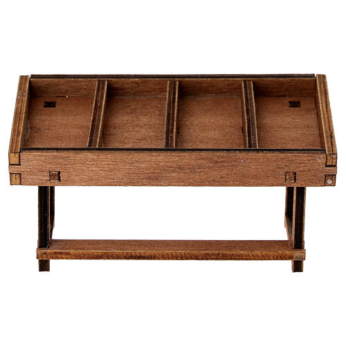 Markttisch für Krippe, einfach,  5×10×5 cm, für 8–10 cm Figuren-Serie 1