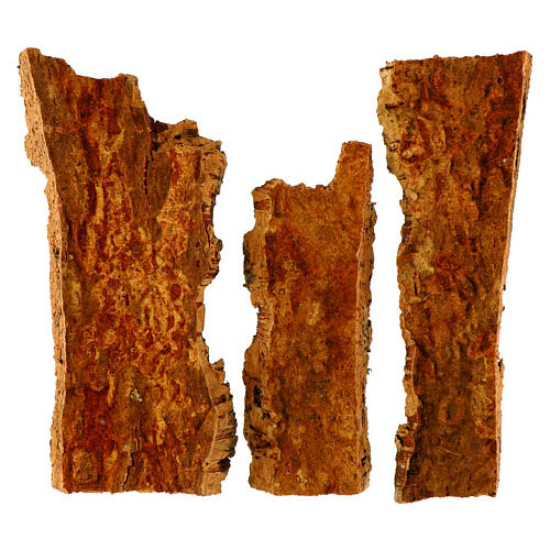 Korkrinde für Krippen – ca. 1 kg (3 Stück à ca. 35 x 14 cm) 3