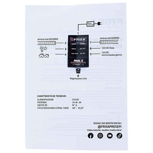 Steuergerät Frial 2 KIT Tag/Nacht – Komplettset für Krippenbeleuchtung bis 5 m² 11