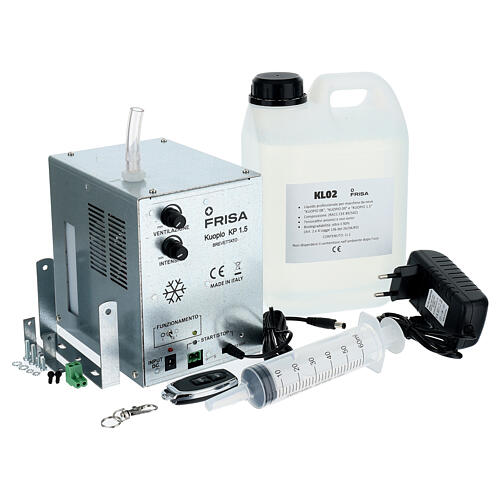 Mini-Schneemaschine Kuopio 1.5 – leise, kompakt, komplett mit Zubehör 1