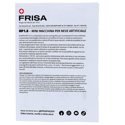 Mini snow machine Kuopio 1.5 8