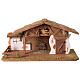 Stalla 60x30x30 cm in stile nordico per presepi 12-14 cm  s1