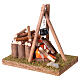 Fire with flickering light, 230V, 10x15x15, for 12-14 cm Nativity Scenes s3