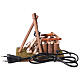 Fire with flickering light, 230V, 10x15x15, for 12-14 cm Nativity Scenes s4