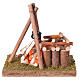 Fuoco con luce tremolante 230V 10x15x15 per presepe 12x14 cm s1