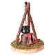 Falò con pentola 8x7x12 cm per presepe 10-12 cm s1