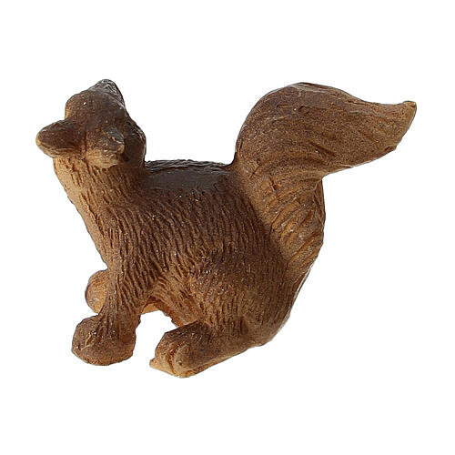Set of 3 squirrel figurines in resin for 10-12 cm Nativity Scene 3