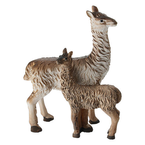Lamas pour crèche 8-10 cm set 2 pcs 2