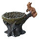 Nido di scoiattoli in resina per presepe 10-12 cm s1