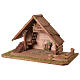 Nordic-style stable, 55x30x32 cm, for 12-14 cm Nativity Scene s2