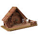 Nordic-style stable, 55x30x32 cm, for 12-14 cm Nativity Scene s3