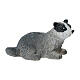 Resin badger statue for 10-12 cm nativity scene s1