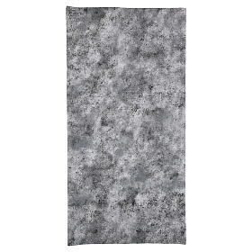 Aluminiumfolie, formbar, Felsengrau, 120 × 60 cm – für Krippenbau