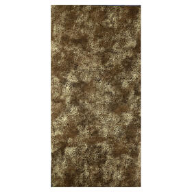 Sand-coloured aluminum paper, 120x60 cm