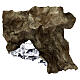 Modellierbares Papier mit Sandeffekt Krippenzubehör 60x60 cm s5