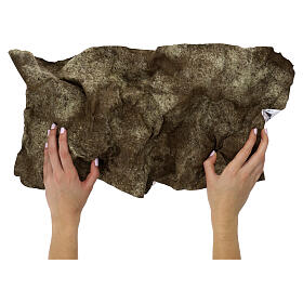 Carta alluminio presepe rossiccia 60x30 cm