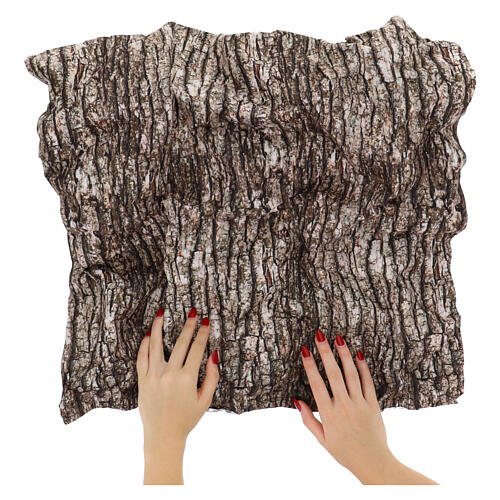 Aluminiumfolie, formbar, Eiche hell, 60 × 60 cm – für Krippenbau 2