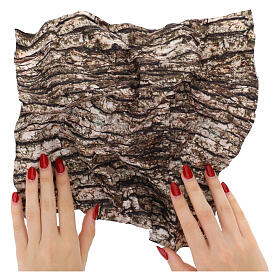 Aluminiumfolie, formbar, Eiche hell, 30 × 30 cm – für Krippenbau