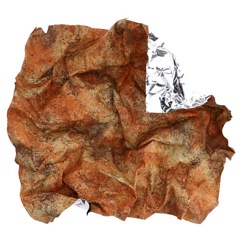 Papel aluminio efecto roca oscuro belén 60x60 cm 5