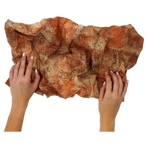 Dark rock aluminum paper for Nativity Scenes, 60x30 cm 2