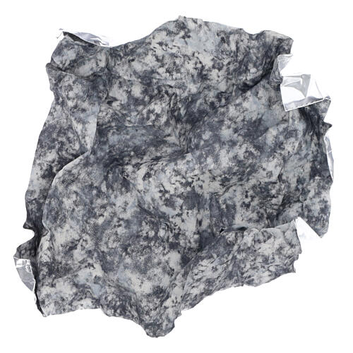 Aluminiumfolie, formbar, Steinoptik, 30 × 30 cm – für Krippenbau 3