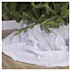Decorative white snow Christmas tree skirt cover, 120x80 cm s2