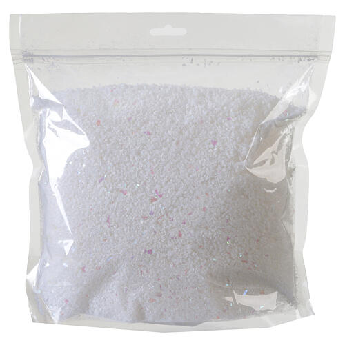 White fine glitter decorative snow, 2 L 3
