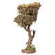 Árbol con musgo verde para belén 8 cm 20x10x10 cm s1