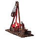 Garnek nad ogniem LED, styl nordycki, 12×12×5 cm - do szopki 10–12 cm s2