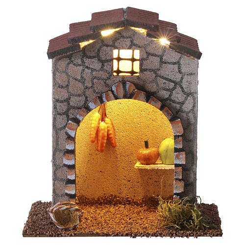 Bottega per ortaggi 16x 14x 9 cm presepe 8 cm 1