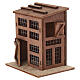 Kurnik z drzwiami, 12x10x8 cm - do szopki 8-10 cm s2