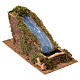 Cascata in sughero funzionante con pompa per presepe 8-10 cm 15x15x30 cm s4