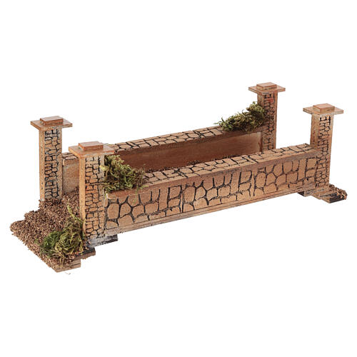 Mostek z korka i drewna - 30 cm, do szopki 8–10 cm 4