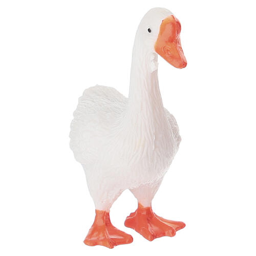 Oca in PVC presepe 10-12 cm 2