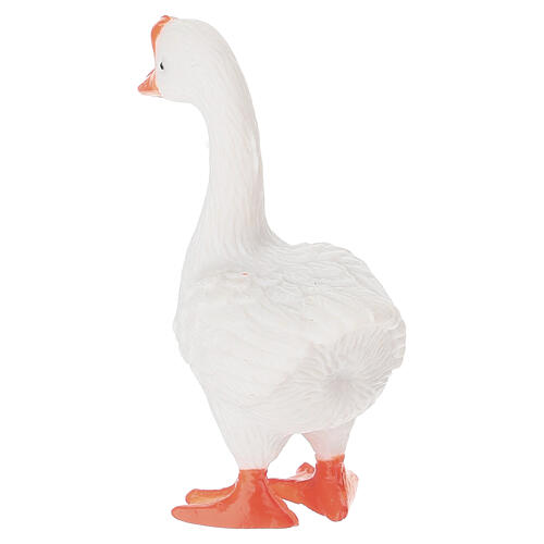 Oca in PVC presepe 10-12 cm 3