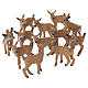 Fawn figurines for 10 cm nativity scene s4