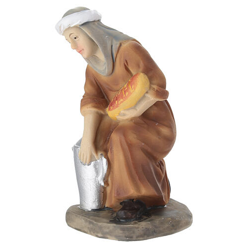 Rolniczka - figurka z żywicy do szopki 10 cm 2