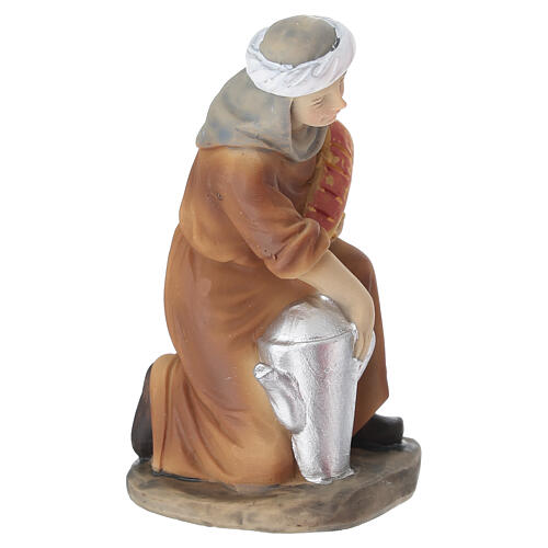 Rolniczka - figurka z żywicy do szopki 10 cm 3