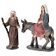 Journey to Bethlehem Pregnant Mary and Joseph nativity 10 cm s3