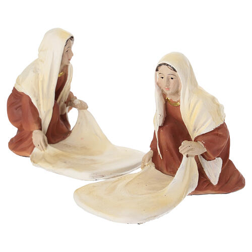 Lavandaia 7 cm per presepe 10 cm 3