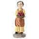 Sprzedawczyni owoców - figurka 8 cm do szopki 10 cm, żywica s1