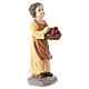 Sprzedawczyni owoców - figurka 8 cm do szopki 10 cm, żywica s2
