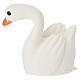 Resin white swan for 8-10 cm nativity s1