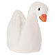 Resin white swan for 8-10 cm nativity s2