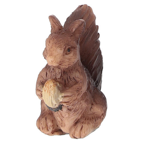 Wiewiórki z żywicy 3 cm, 12 szt. - do szopki 10–12 cm 2