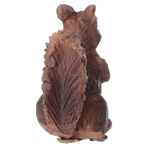 Wiewiórki z żywicy 3 cm, 12 szt. - do szopki 10–12 cm 4