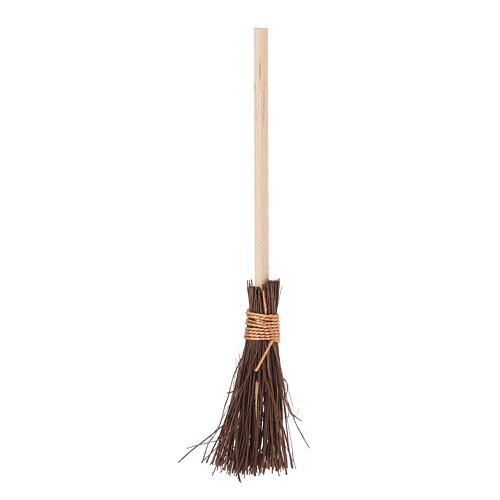 Escoba de paja para belén 12 cm 2
